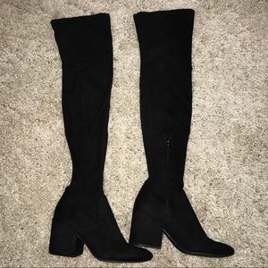 Over the knee high boots